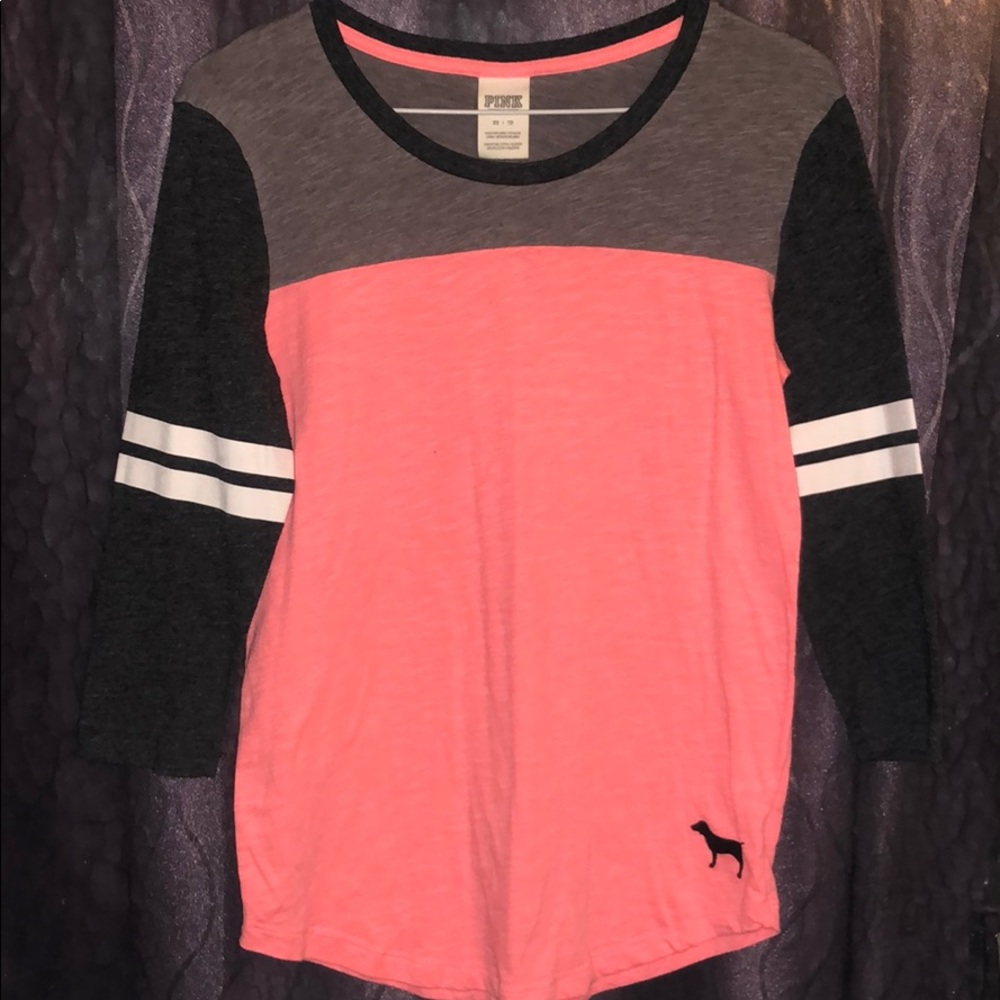 PINK baseball tee